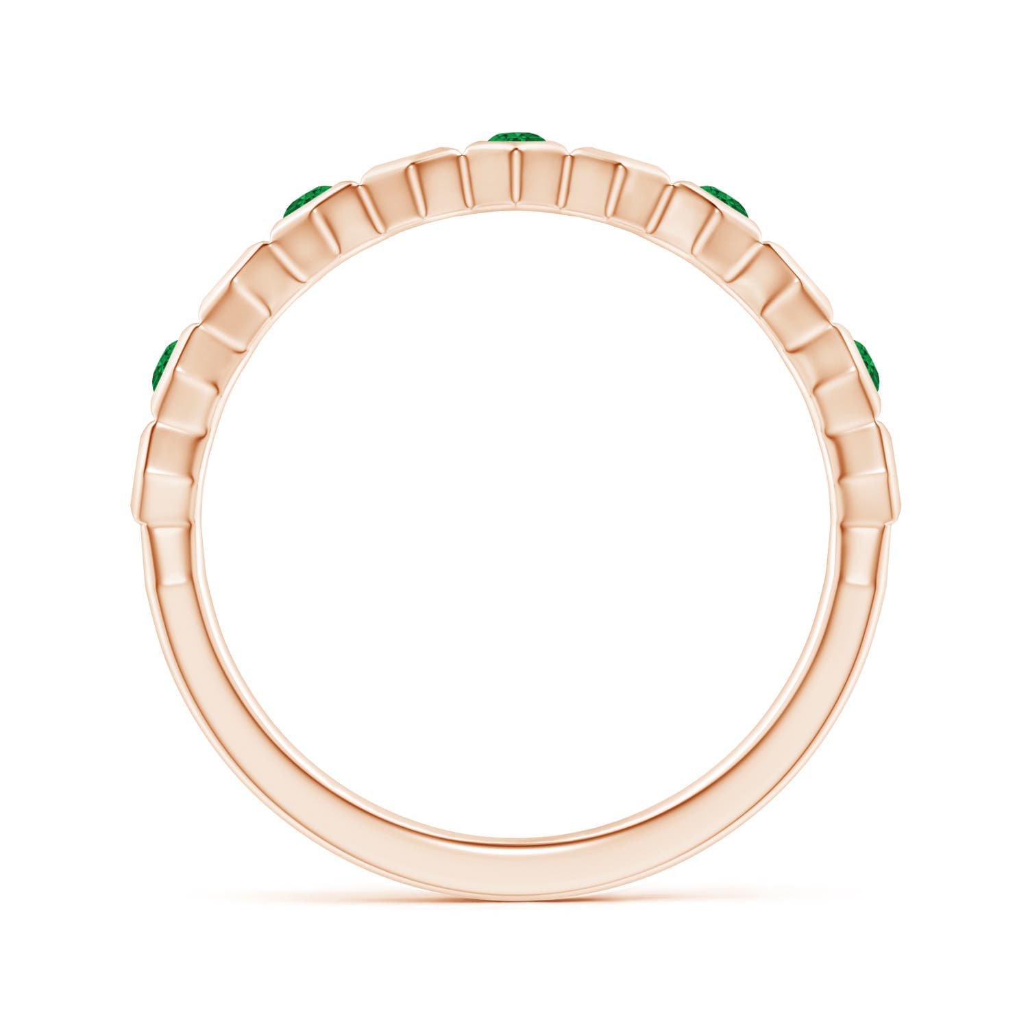 Natori x Angara Alternate Hexagonal Emerald Ring