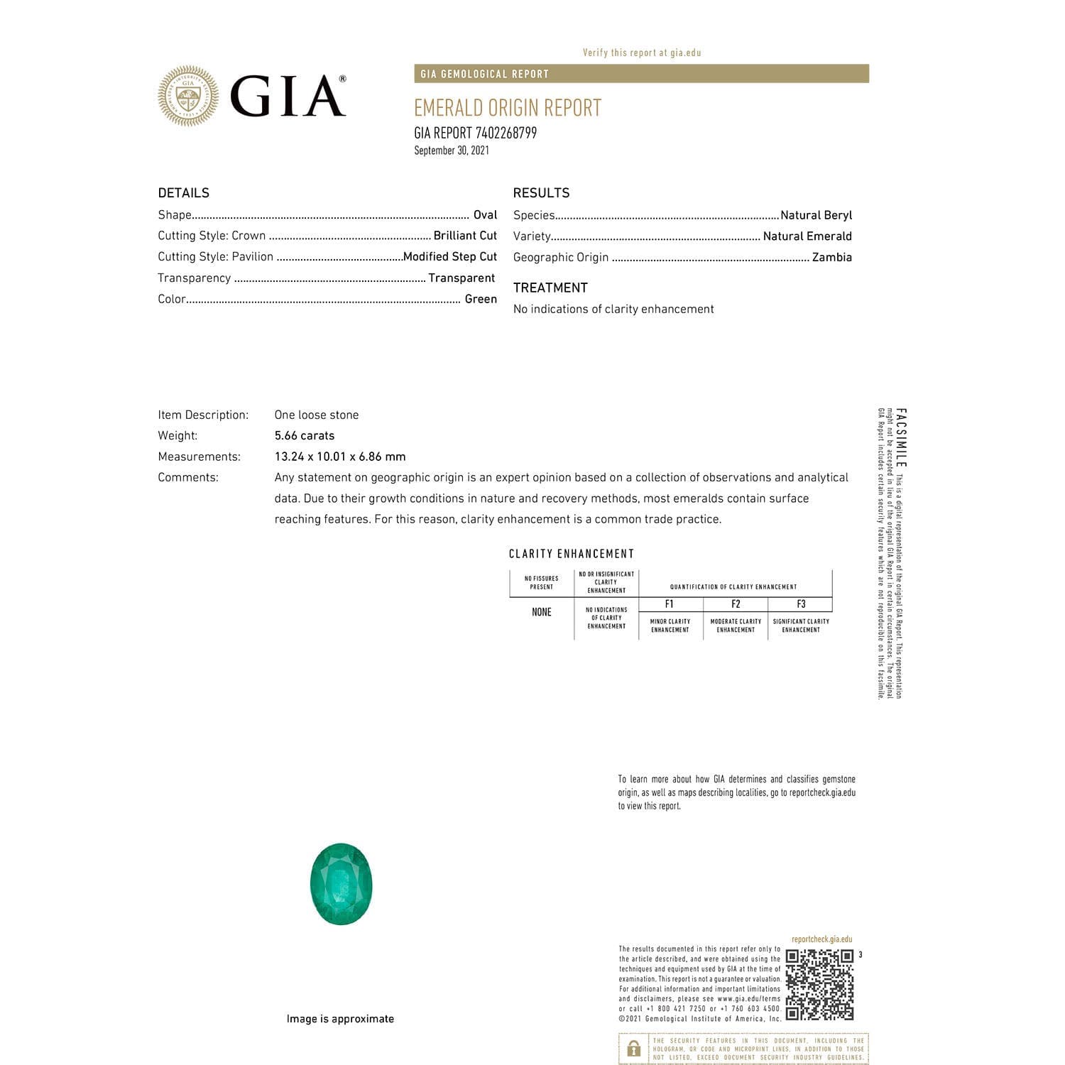 Prong-Set GIA Certified Oval Emerald Solitaire Ring with Reverse Tapered Shank