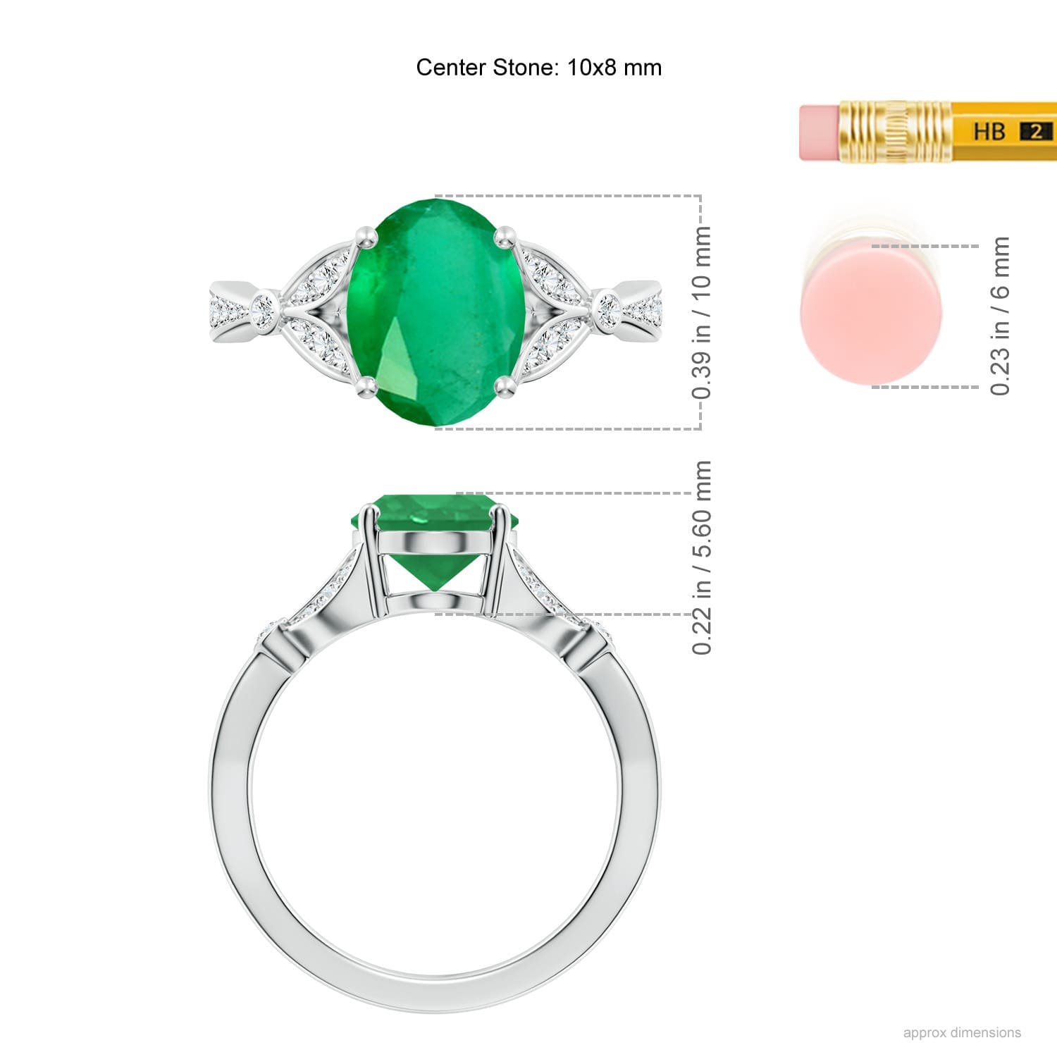 Nature-Inspired Oval Emerald Engagement Ring with Leaf Motifs