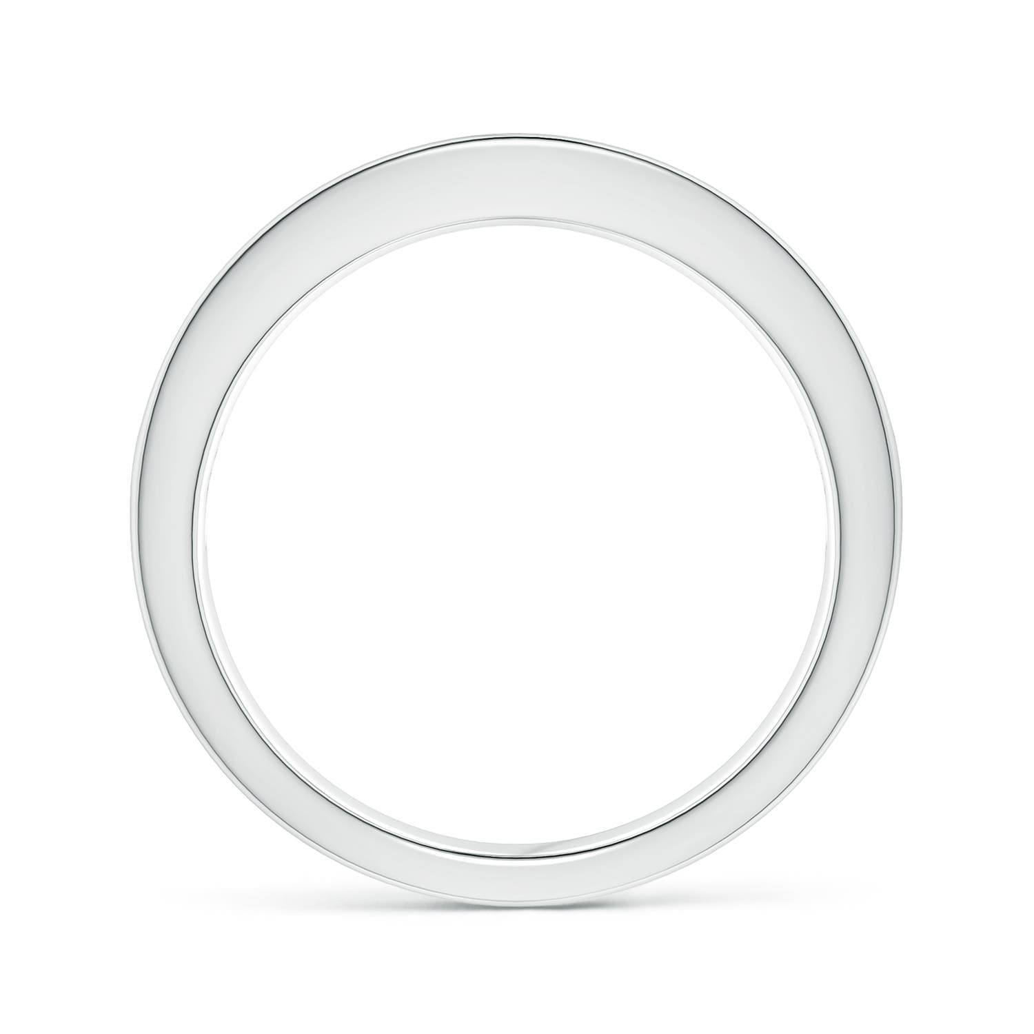 Channel Square Emerald and Diamond Half Eternity Ring