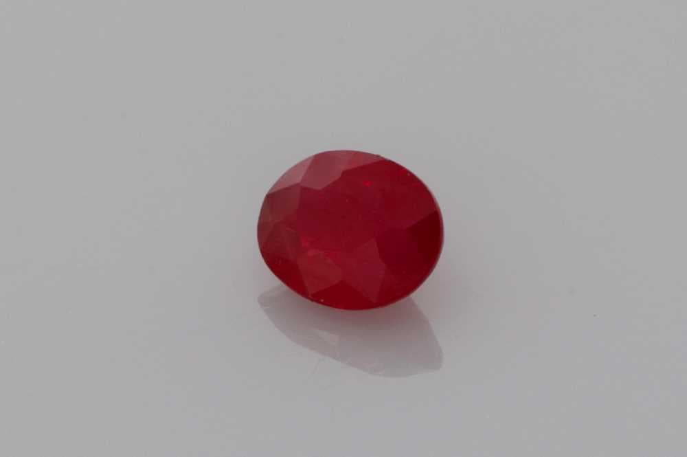 4x5mm Oval Ruby Red Color VS Clarity Ideal Cut