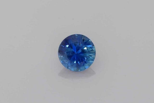 4x4mm Round Sapphire Blue Color EC Clarity Ideal Cut