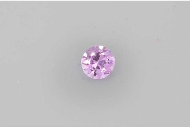 4x4mm Round Sapphire Pink Color EC Clarity Ideal Cut