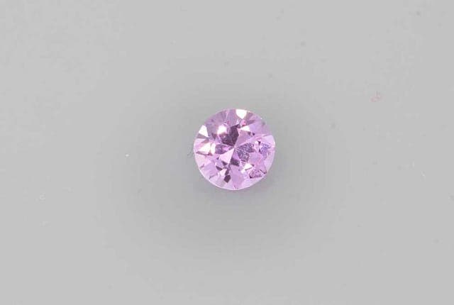 4x4mm Round Sapphire Pink Color EC Clarity Ideal Cut