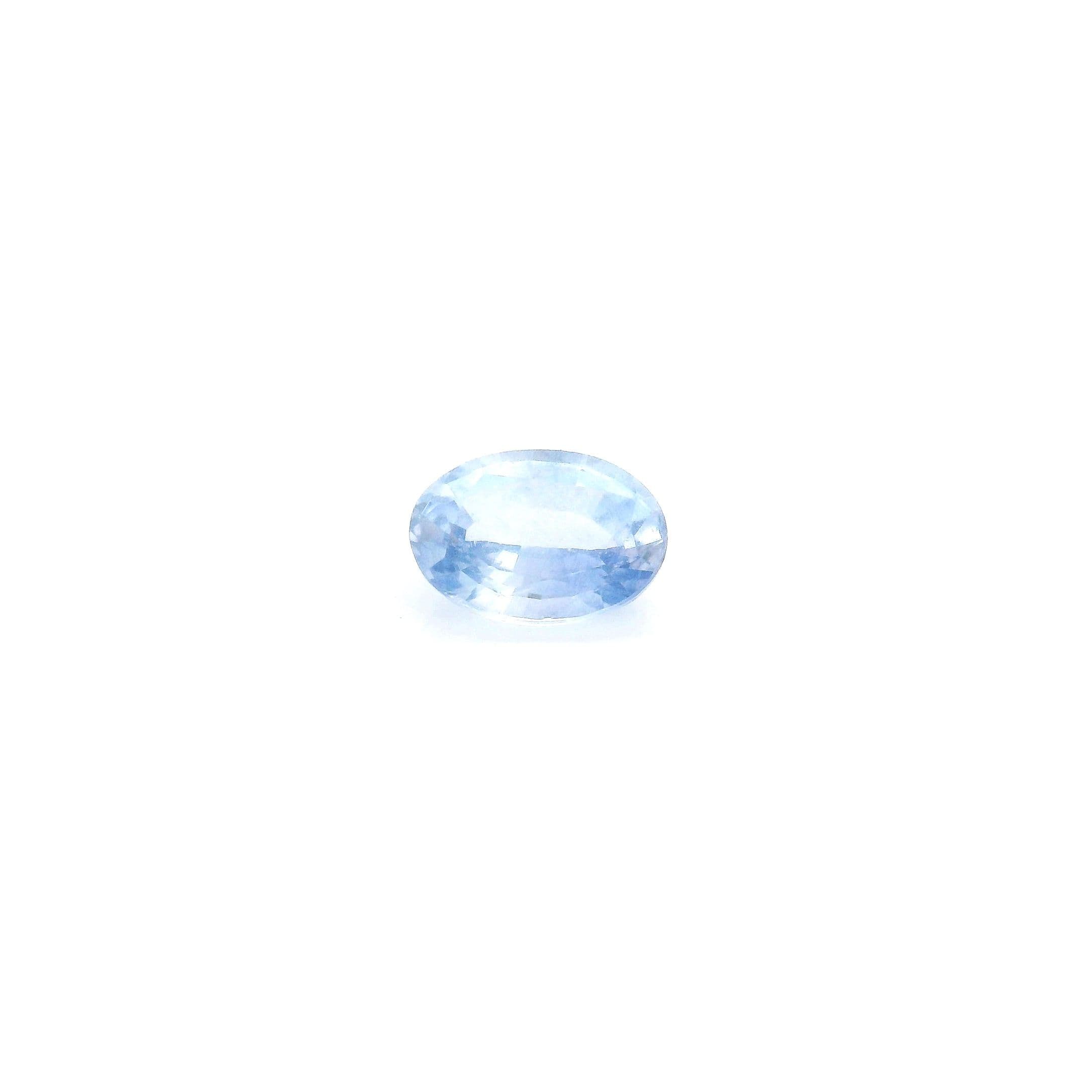 4x6mm Oval Sapphire Blue Color EC Clarity Faceted Cut