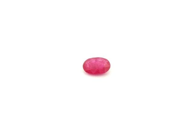 4x6mm Oval Ruby Red Color MI Clarity Faceted Cut