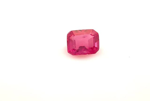 3x4mm Emerald Ruby Red Color SI Clarity Faceted Cut