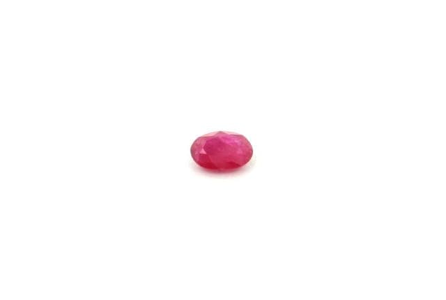 4x6mm Oval Ruby Red Color MI Clarity Faceted Cut