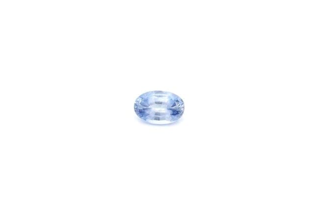 4x6mm Oval Sapphire Blue Color SI Clarity Faceted Cut