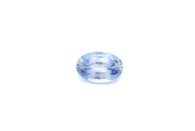4x6mm Oval Sapphire Blue Color SI Clarity Faceted Cut