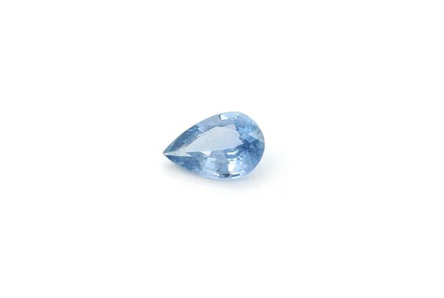 4x6mm Pear Sapphire Blue Color EC Clarity Faceted Cut