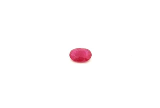 4x6mm Oval Ruby Red Color MI Clarity Faceted Cut