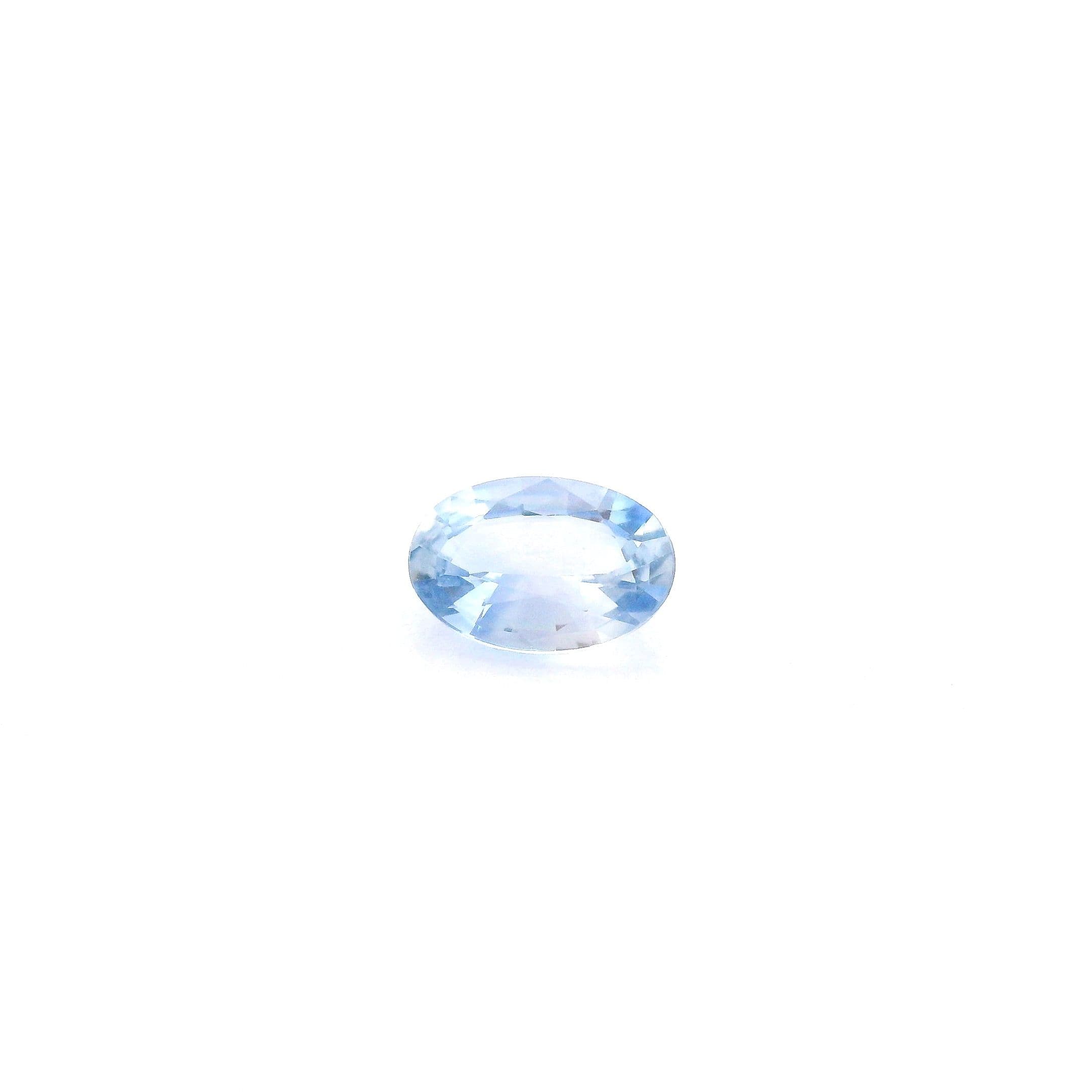 4x6mm Oval Sapphire Blue Color EC Clarity Faceted Cut