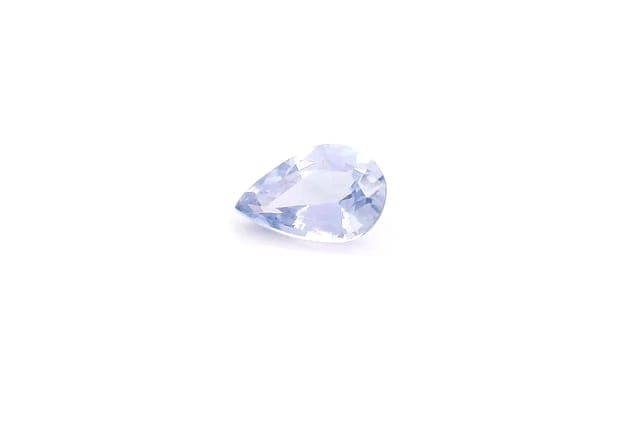 4x6mm Pear Sapphire Blue Color EC Clarity Faceted Cut