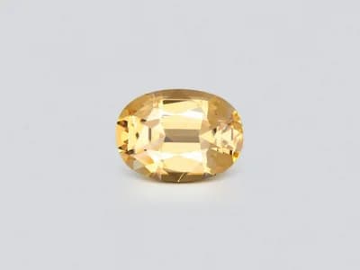 Unheated yellow sapphire oval cut 2.50 carats, Sri Lanka ID 11840