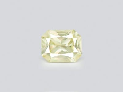 Sapphire Vivid Yellow octagon cut 1.05 carats, Sri Lanka ID 12393