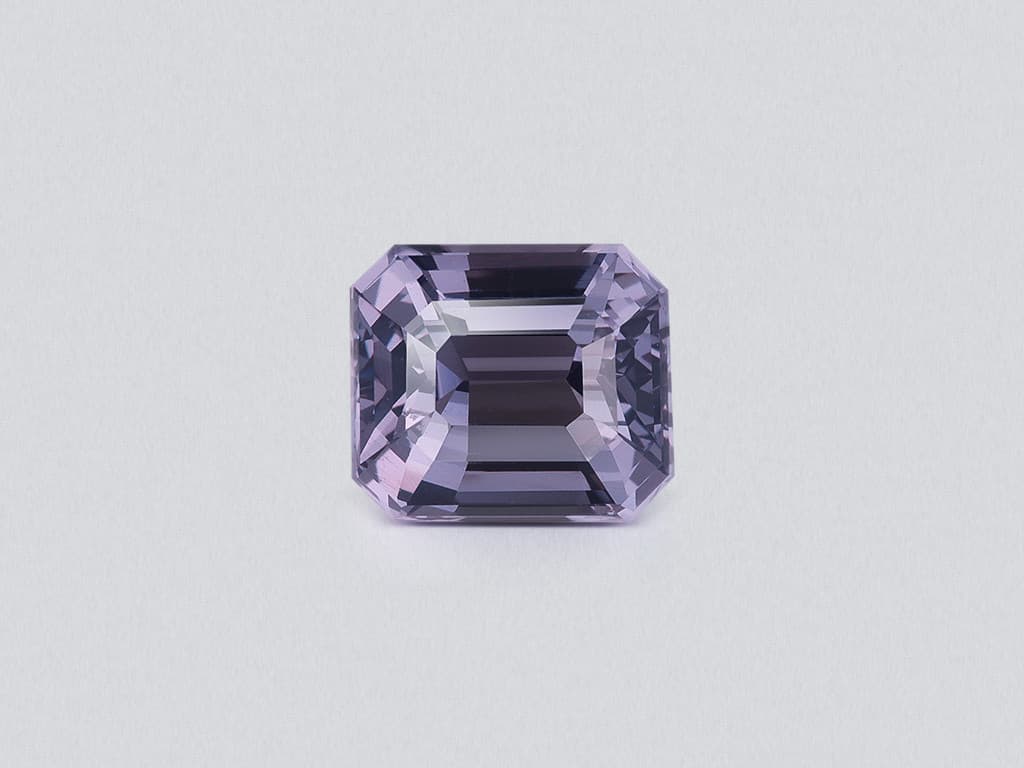 Violet gray spinell octagon cut 3.09 carats , Tanzania ID 11852