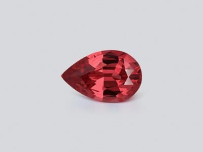 Vivid Red-Pink Mahenge spinel in cushion cut 4.12 carats, Tanzania ID 8907
