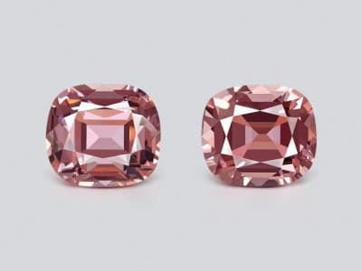 Pair of tourmalines Baby Pink pear cut 22.58 carats, Colombia ID 11059
