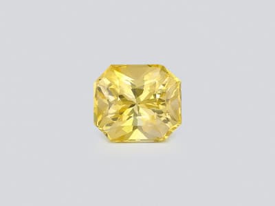 Yellow sapphire radiant cut 1.57 carats, Madagascar ID 11875
