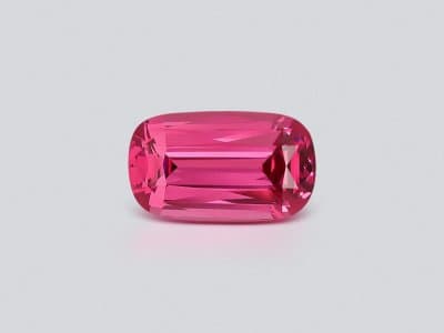 Vibrant Vivid Pink Mahenge spinel in cushion cut 2.05 carats, Tanzania ID 10790