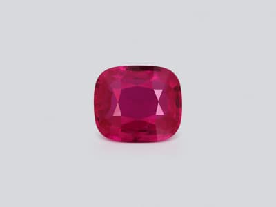 Vibrant Vivid Pink Mahenge spinel in cushion cut 2.05 carats, Tanzania ID 10790