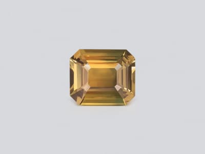 Unheated yellow sapphire octagon cut 1.51 carats, Sri Lanka ID 11908