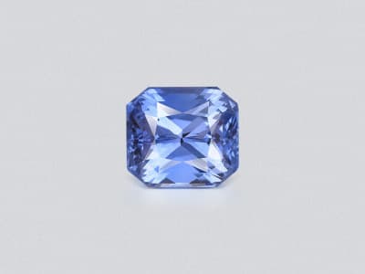 Sapphire Cornflower Blue cushion cut 3.36 carats, Sri Lanka ID 10989