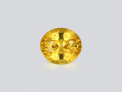 Sapphire Vivid Yellow pear shaped 1.60 carats, Sri Lanka ID 12396