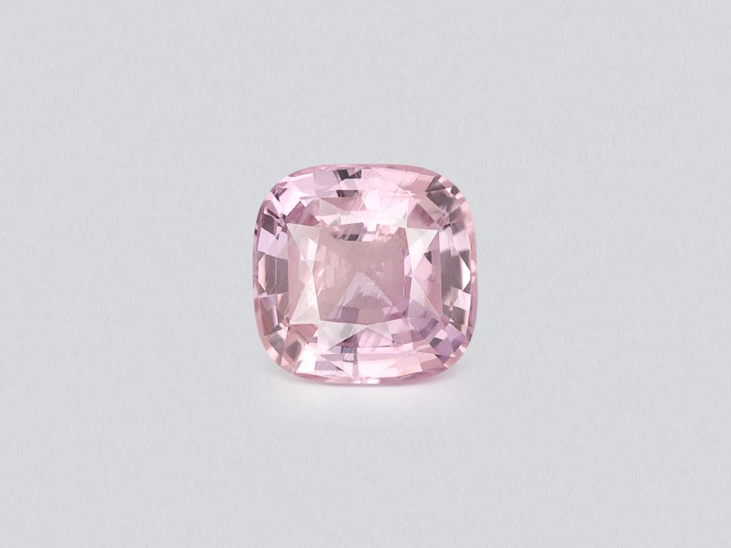 Unheated sapphire soft pink cushion cut 2.08 carats, Sri Lanka ID 11888