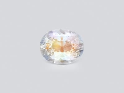 Rainbow moonstone cushion cut 11.93 carats, Madagascar ID 12293