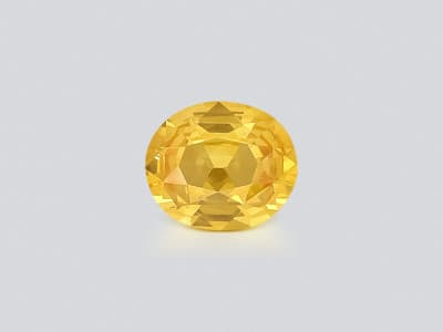 Sapphire Vivid Yellow octagon cut 1.05 carats, Sri Lanka ID 12393