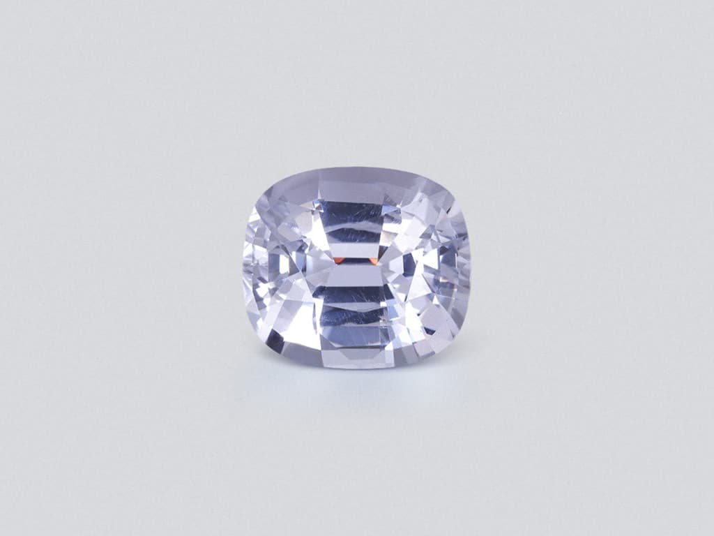 Steel Grey Vibrant spinel in cushion cut 5.84 carats, Burma ID 10792