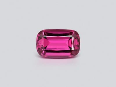 Rubellite tourmaline Hot pink in cushion cut 14.63 carats, Nigeria ID 10828