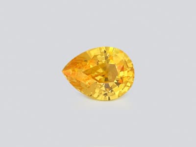 Sapphire Vivid Yellow oval cut 1.61 carats, Sri Lanka ID 12387