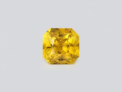 Sapphire Vivid Yellow octagon cut 1.55 carats, Sri Lanka ID 12398