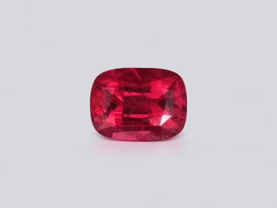 Spinel Vivid Red Pink сushion сut 1.65 carats, Burma ID 9352