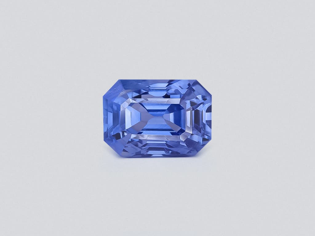 Blue sapphire octagon cut 3.11 carats, Sri Lanka ID 11398