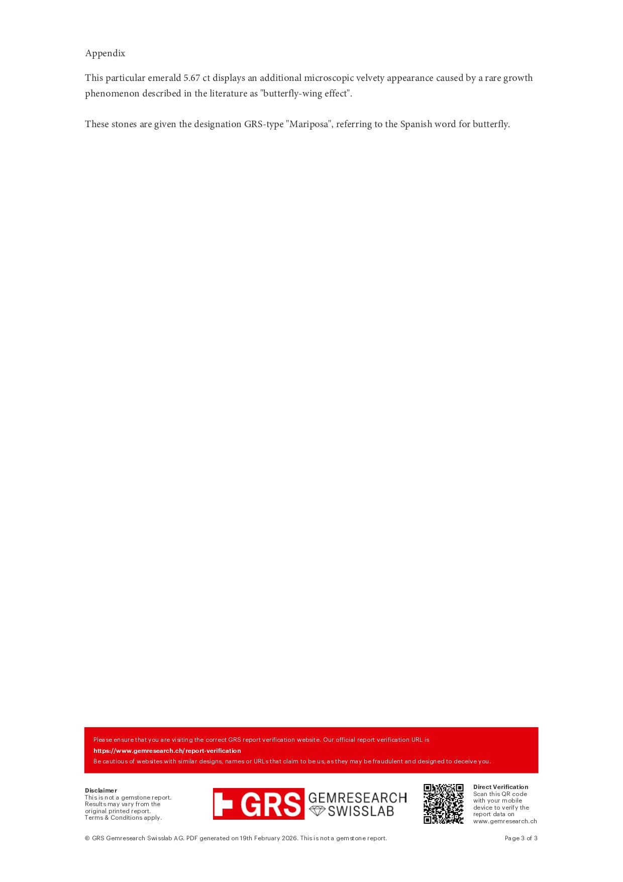 Vivid Green emerald with rare Butterfly-wing effect Mariposa in octagon cut 5.67 carats, Colombia ID 11100