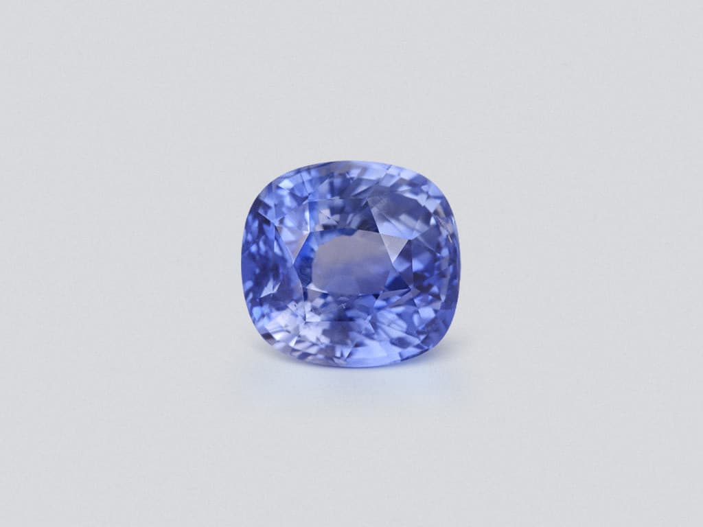 Unheated Intense Blue sapphire in cushion cut 8.05 carats, Sri Lanka ID 10801