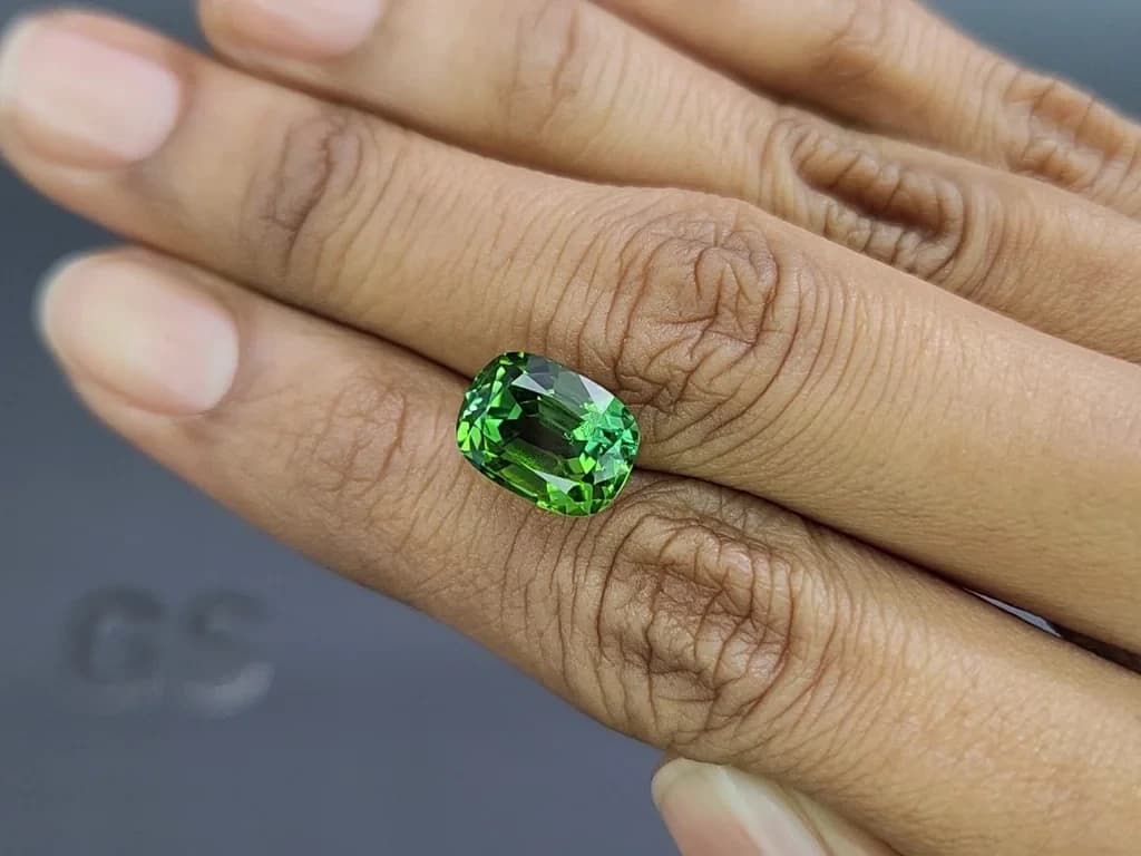 Tourmaline cushion cut 5.42 carats, Africa ID 11007