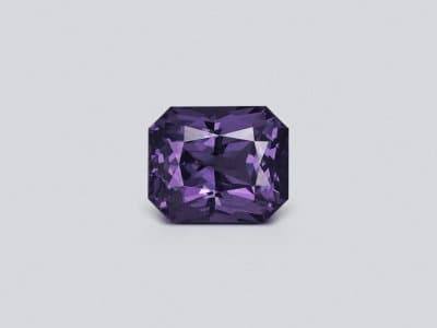 Purple spinel octagon cut 3.65 carats, Tanzania ID 11868