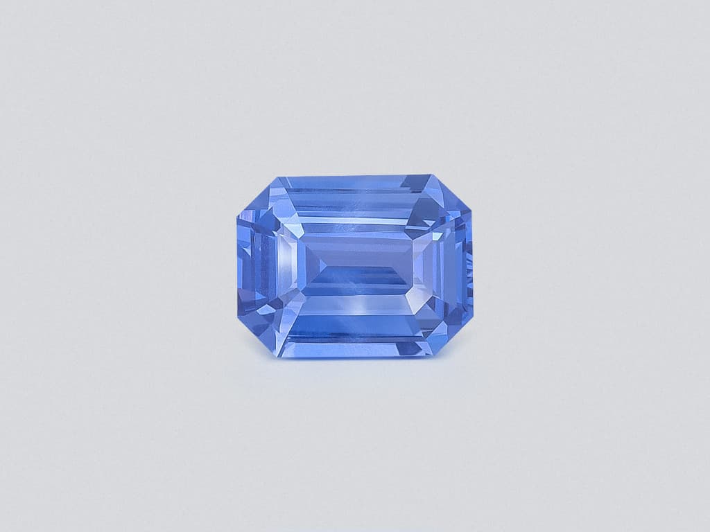 Unheated blue sapphire octagon cut 2.01 carats, Sri Lanka ID 11410