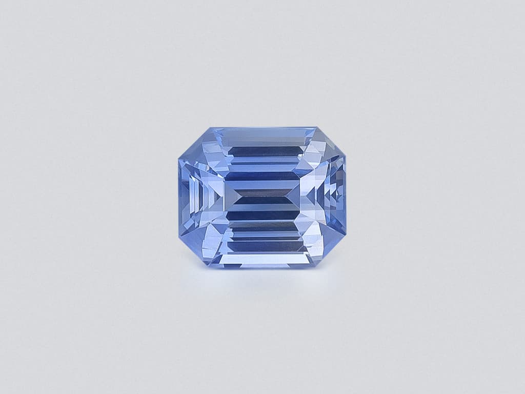 Unheated blue sapphire octagon cut 3.02 carats, Sri Lanka ID 11913