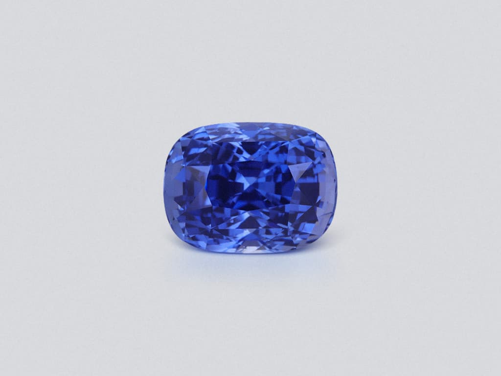Cornflower Blue Sapphire in cushion cut 10.07 carats, Sri Lanka ID 10813