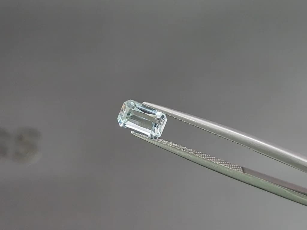 Set of aquamarines octagon cut 3.32 carats, Madagascar ID 11015