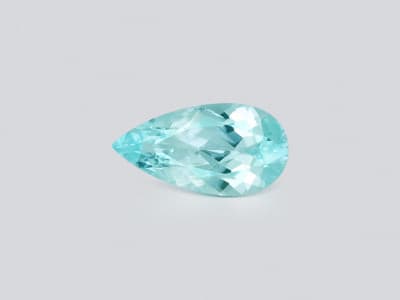 Neon Paraiba tourmaline greenish blue heart shape 2.61 carats, Mozambique ID 10983