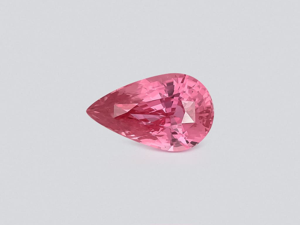 Unheated sapphire Padparadscha pear cut 3.04 carats, Madagascar ID 11422