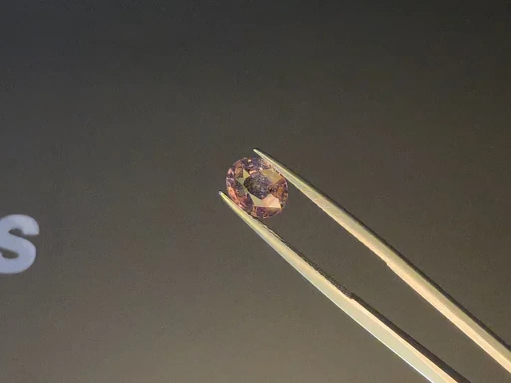 Alexandrite color changing oval cut 2.02 carats, Tanzania ID 12128