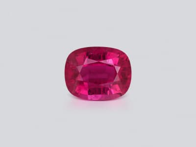 Large rubellite tourmaline oval cut 15.39 carats, Africa ID 11602